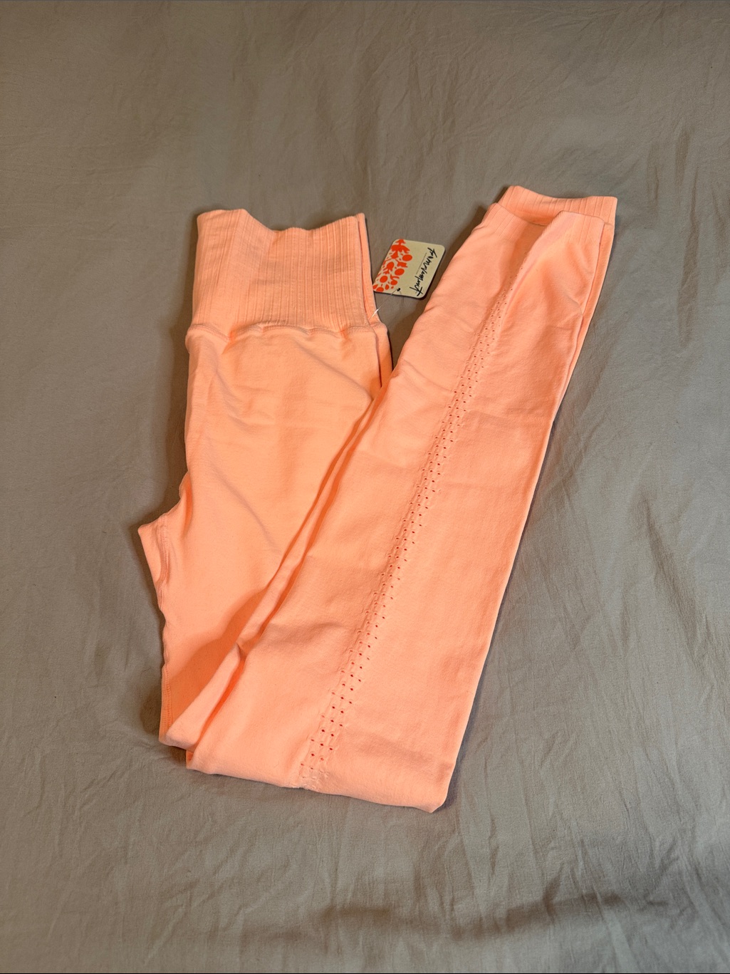 Fp Movement By Free People Peach Seam-Detailed Leggings (32)